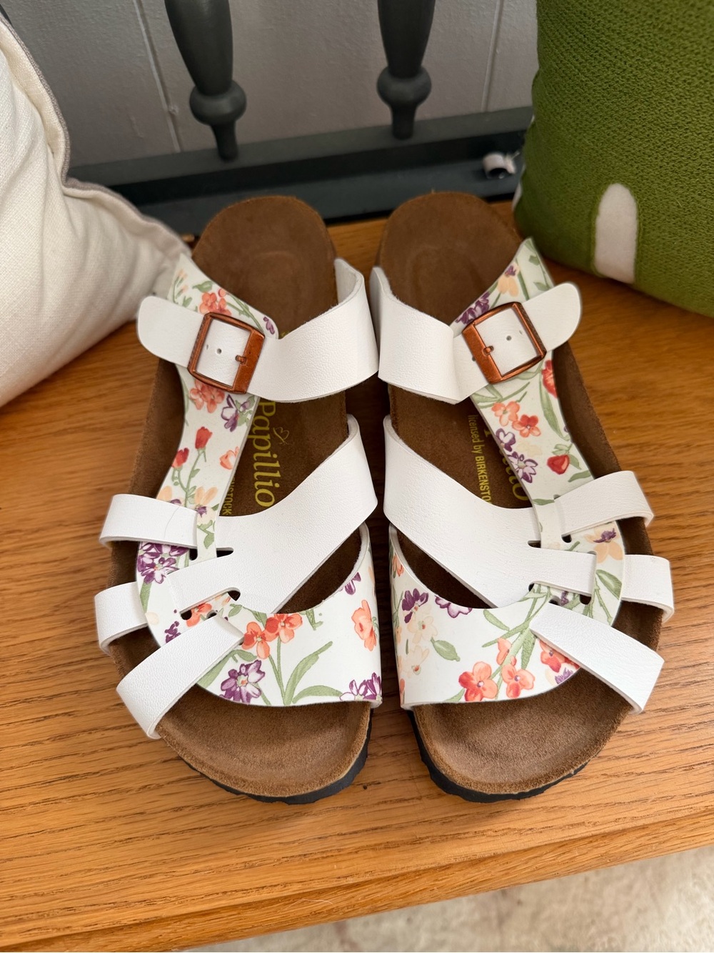 Birkenstock Papillio Strap Floral Sandals - Sz 39 - Picture 2 of 9